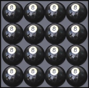 Imperium Style Pool Balls Billiard Set - Regulation Size - 17 Pc  Professional Pool Set w/Cue Ball and Sleek Black and Silver Case - Multi  Colored 