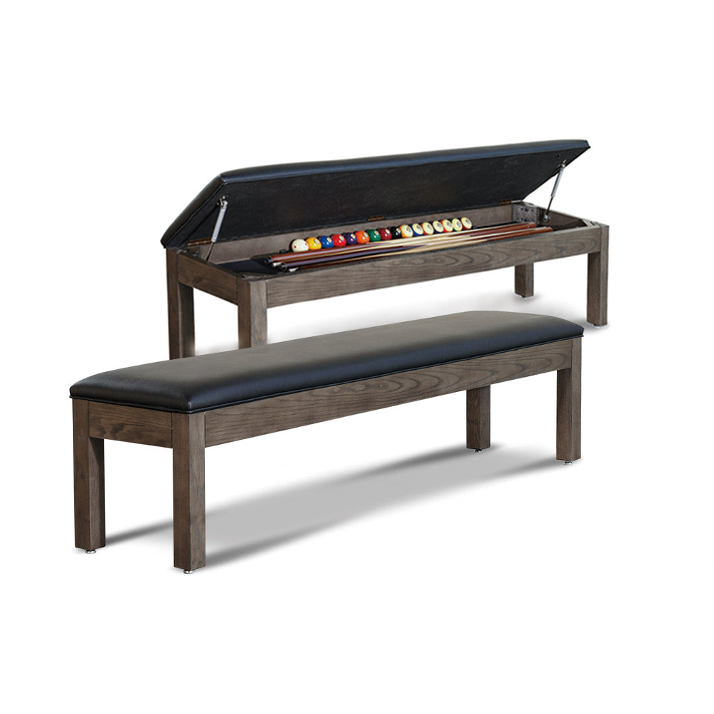 Nixon Billiards Storage Bench in Weathered Natural - Set of 2 (+ $1998)