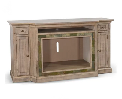 3650DR TV Stand /TV console with Storage Cabinets, Multicolor (72-Inch, optional 33''Fireplace, 3648&3666-FPI)