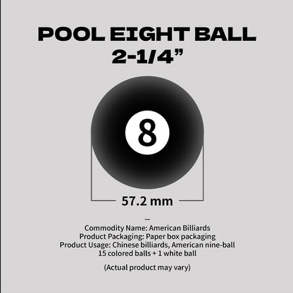 Empire USA Billiard Economy Ball Set, 2.25-Inch