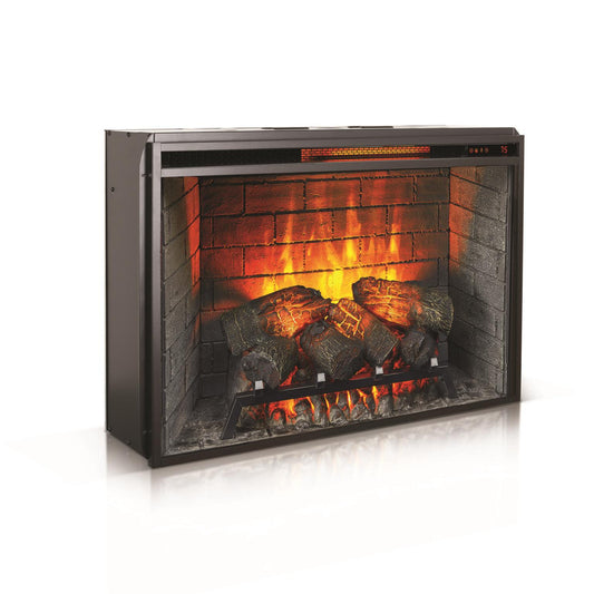 33'' 3666-FPI Electric Fireplace Insert with Shut Off Sensor, w/Remote Control, Thermostat, Timer, 1500w