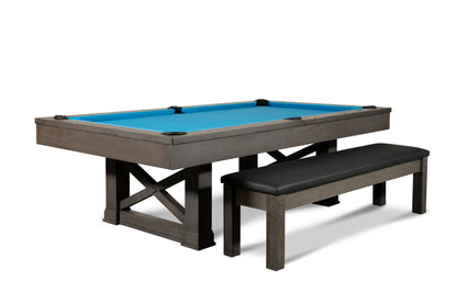 Agriturismo Slate Pool Table - Charcoal Finish