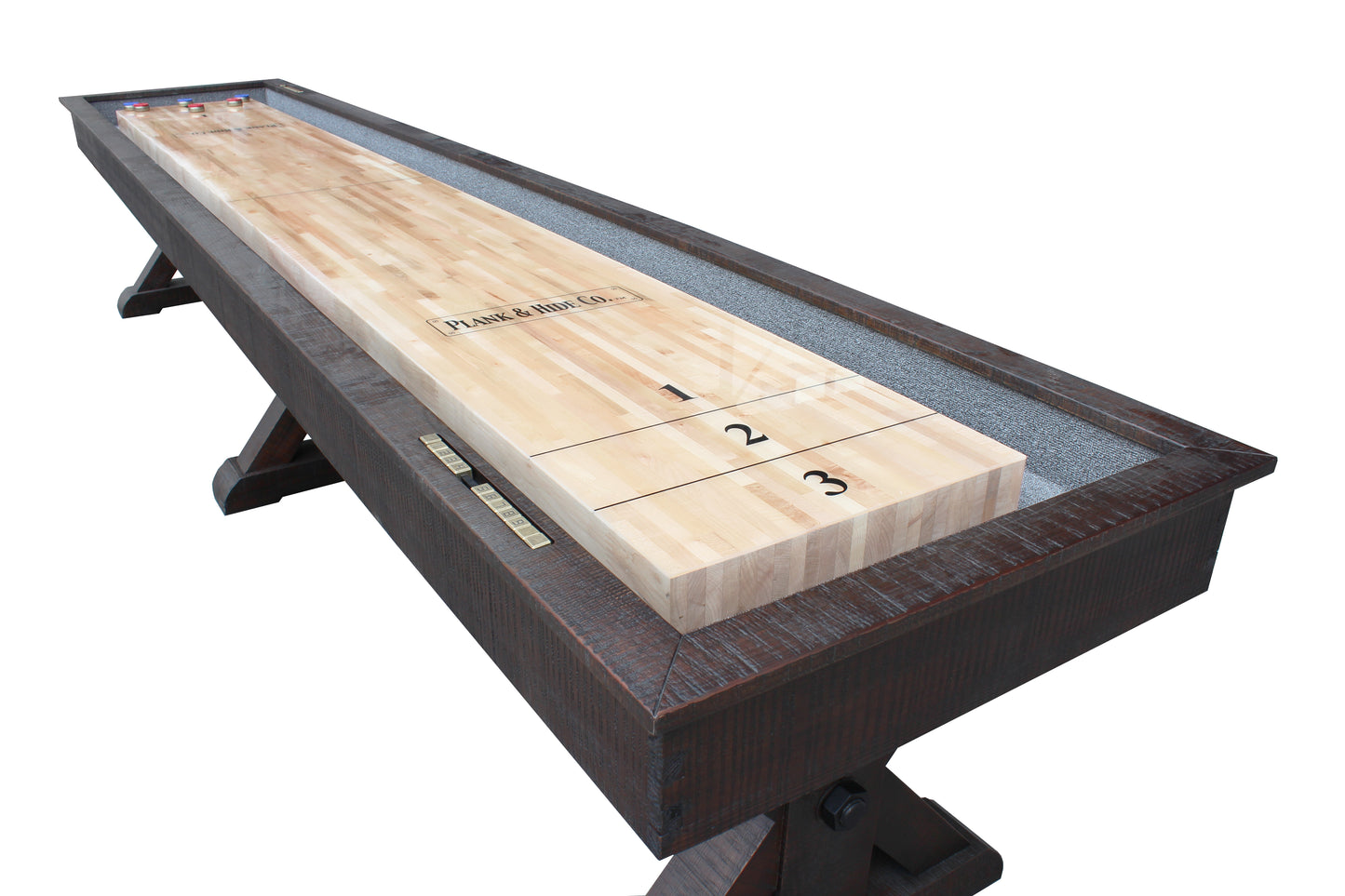 Plank & Hide - Otis Shuffleboard Table