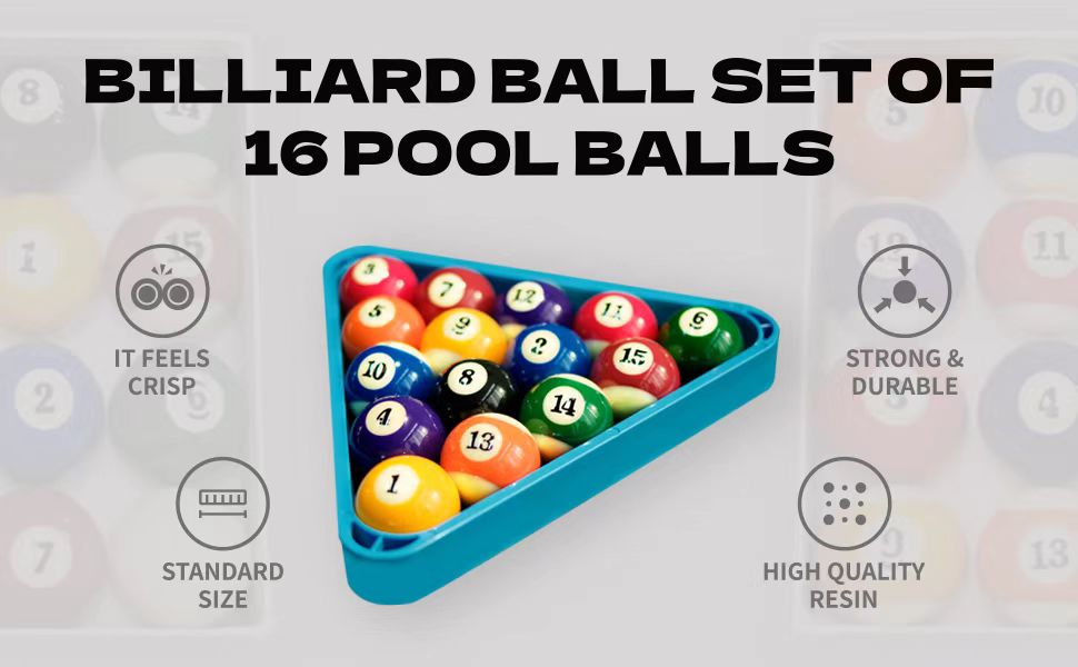 Empire USA Billiard VIP/TV Ball Set, 2.25-Inch