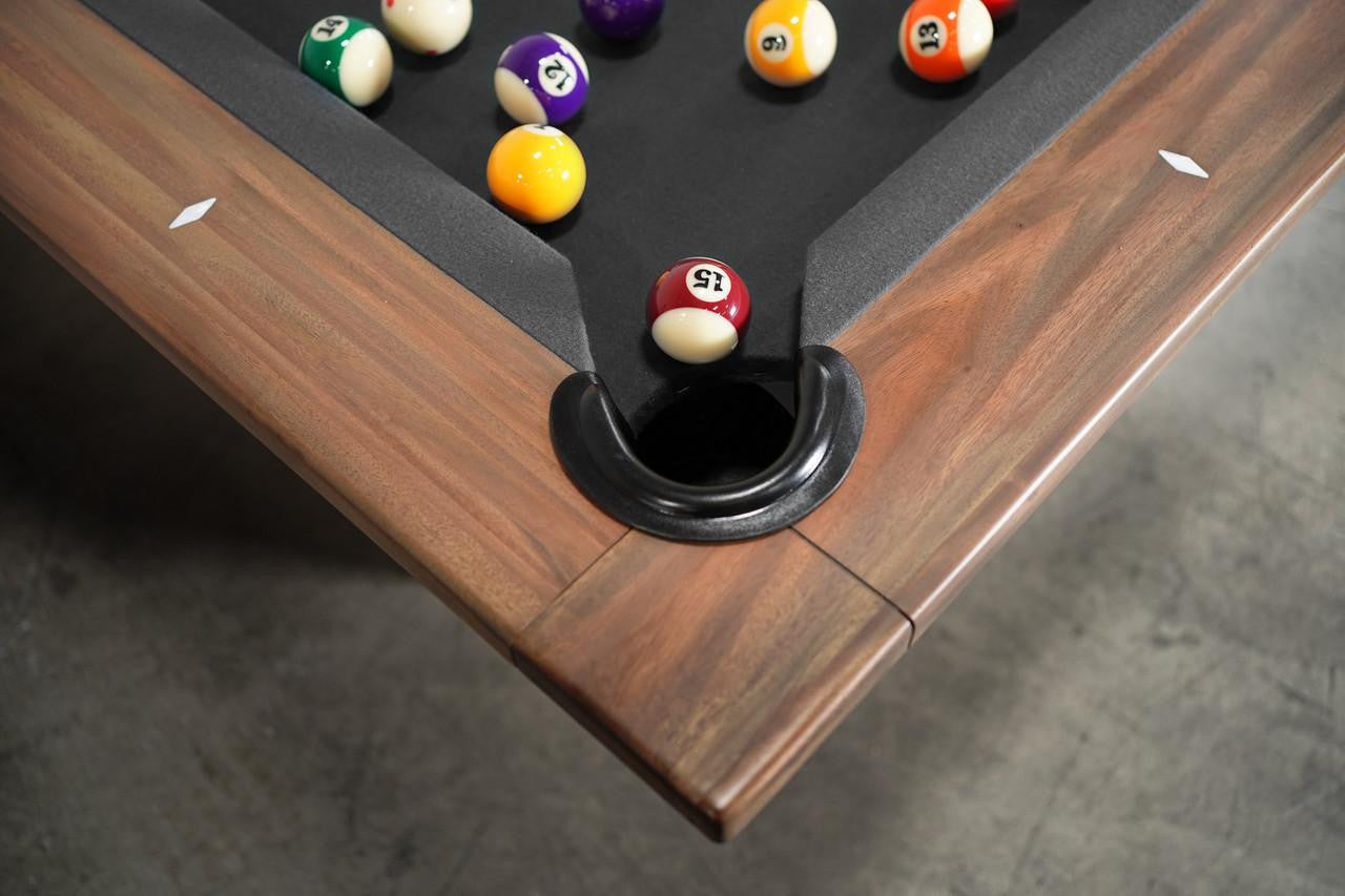 Nixon Billiards - Kai Slate Billiard Pool Table in Walnut Finish